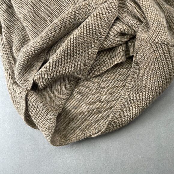 By Anthropologie Sweater Vest Women Small Beige Wrap Knit 2-Piece Boho OB1429125 - Picture 4 of 10